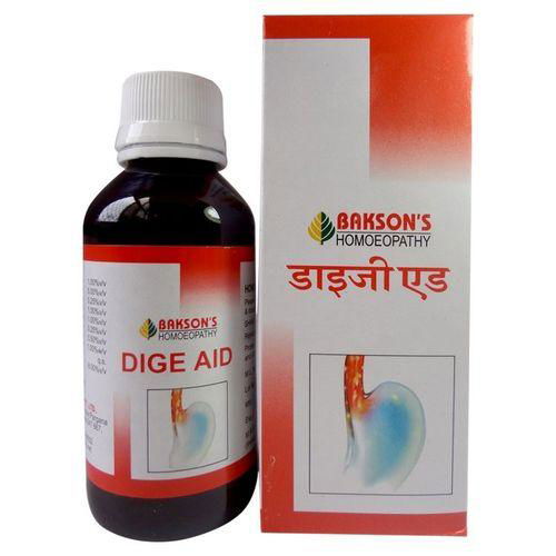 Bakson Dige Aid Syrup for gastric ulcers, acidity, nausea, flatulence, heartburn - Golden-Patel Son