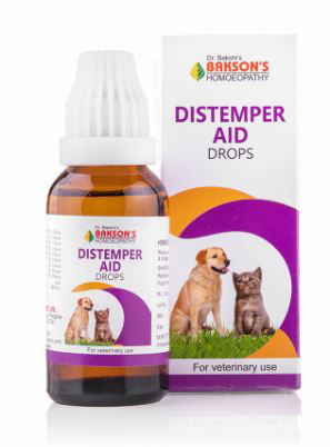 Bakson Distemper Aid Drops - Comprehensive Homeopathic Care for Canine Distemper - Golden-Patel Son