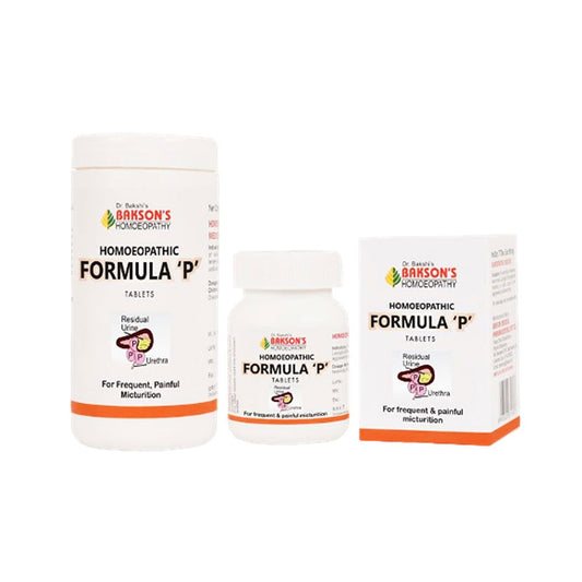 Bakson Formula P Tablets for Prostate, painful, frequent urination - Golden-Patel Son
