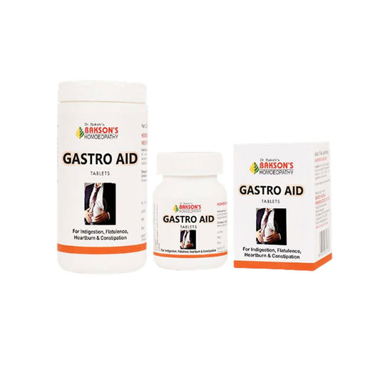 Bakson Gastro Aid Tablets for Indigestion, Hyperacidity, and Digestive Relief - Golden-Patel Son