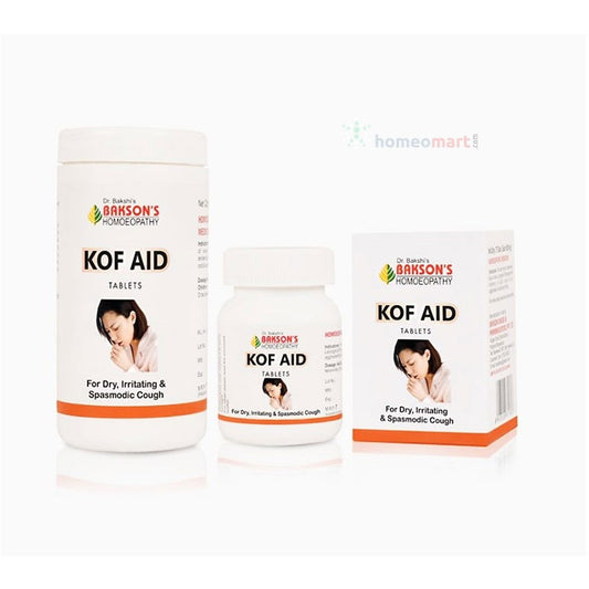 Bakson Kof Aid Tablets for dry, spasmodic, allergic cough. - Golden-Patel Son