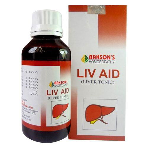 Bakson Liv Aid Syrup for dyspepsia, indigestion, sluggish liver - Golden-Patel Son