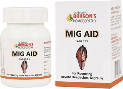Bakson Mig Aid Tablets (200tab) - Golden-Patel Son