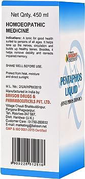 Bakson Pentaphos Syrup (450ml) - Golden-Patel Son