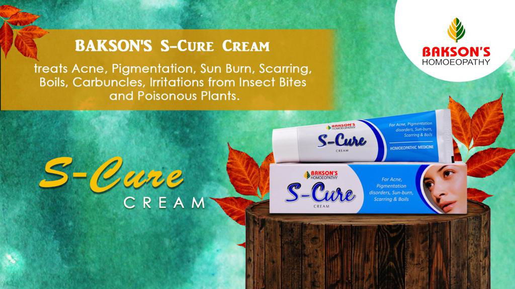 Bakson S Cure Cream - Homeopathic Solution for Radiant Skin - Golden-Patel Son