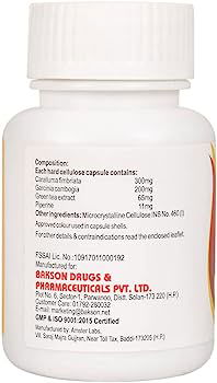 Bakson Slim & Fit Gelatin Capsules (30caps) - Golden-Patel Son