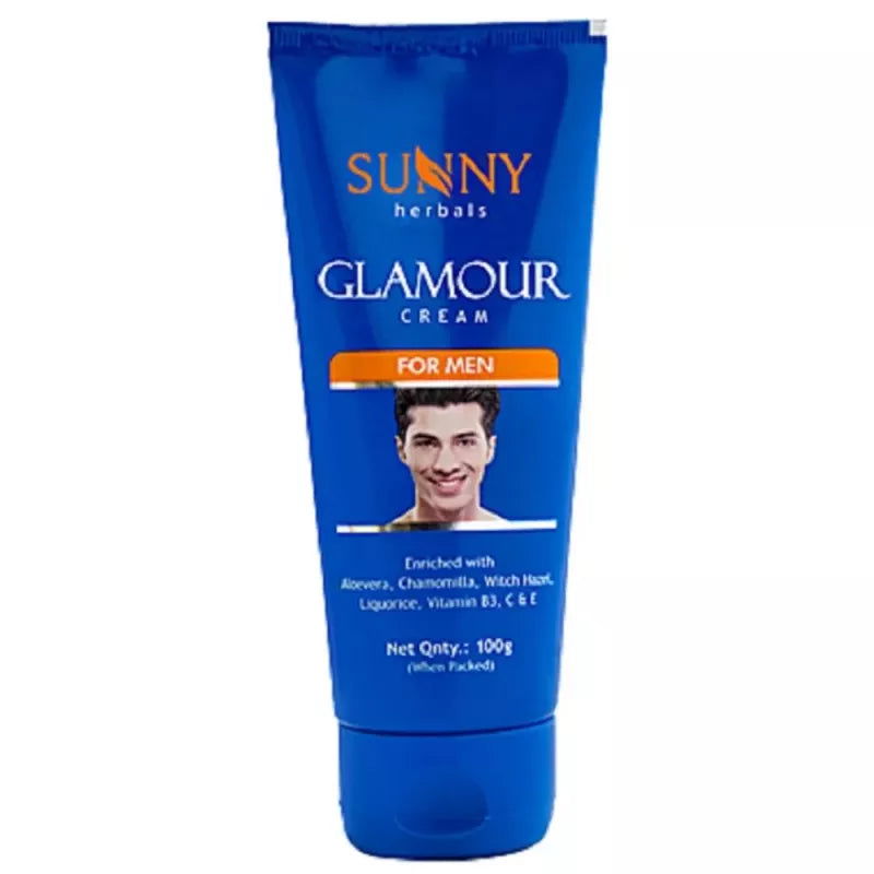 Bakson Sunny Herbals Glamour Cream (For Men) (100g) - Golden-Patel Son
