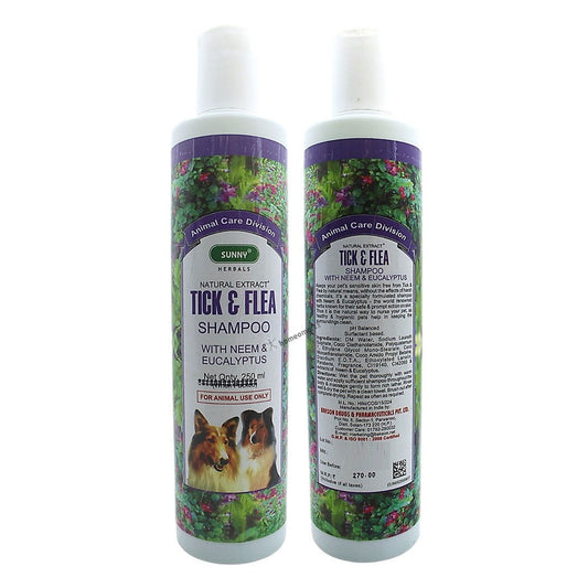 Bakson Tick and Flea Shampoo - Natural Pet Parasite Protection 30% Off - Golden-Patel Son