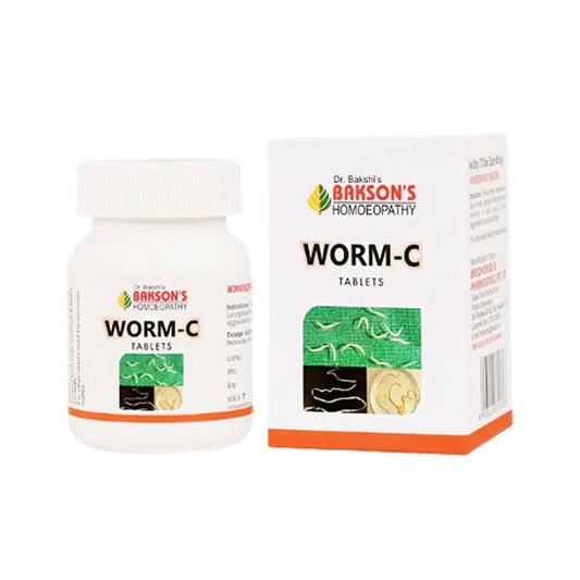 Bakson Worm C Tablets for deworming, itching of anus & nose - Golden-Patel Son