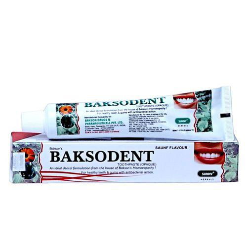 Bakson's Baksodent Toothpaste Saunf Flavour for Healthy Teeth and Gums. - Golden-Patel Son