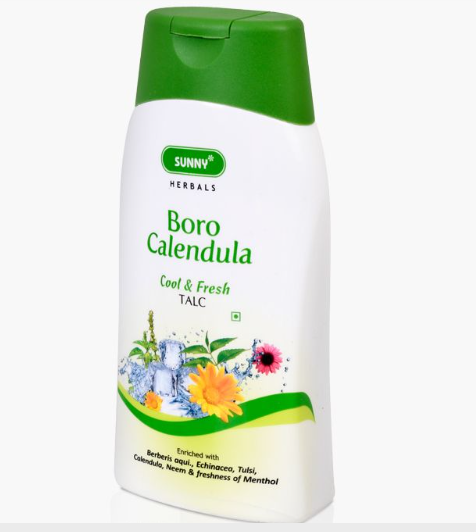 Bakson's Boro Calendula Talcum Powder for Prickly Heat - Golden-Patel Son