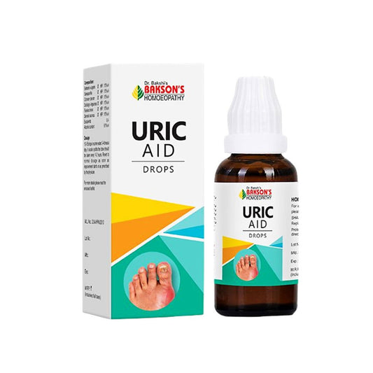 Bakson's Uric Aid Drops for symptoms of joint pains and stiffness - Golden-Patel Son