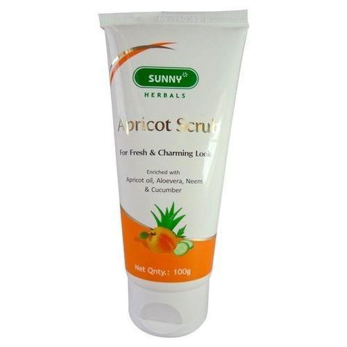 Bakson's apricot scrub with aloevera, apricot, neem and cucumber. - Golden-Patel Son