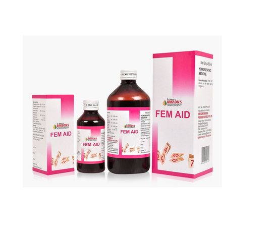Baksons Fem Aid Syrup,  Leucorrhoea, dsymenorrhoea get 25% off - Golden-Patel Son