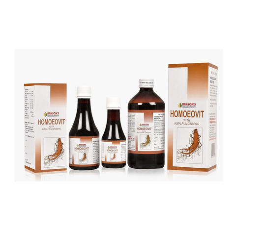Baksons Homoeovit Syrup, Appetite loss, Anemia, Fatigue, Insomnia - Golden-Patel Son