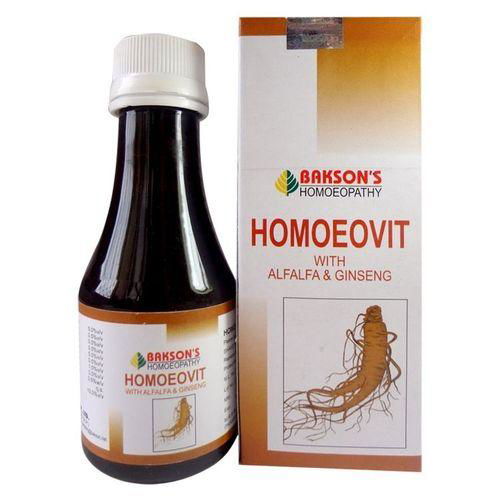 Baksons Homoeovit Syrup, Appetite loss, Anemia, Fatigue, Insomnia - Golden-Patel Son