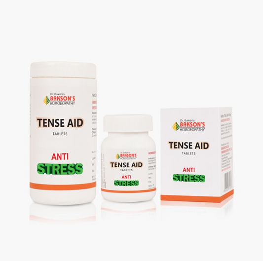 Baksons Tense Aid Tablets for Stress Disorders - Golden-Patel Son