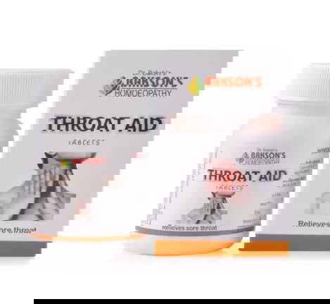 Baksons Throat Aid Tablets for Loss of voice, Laryngitis, Pharyngitis. - Golden-Patel Son