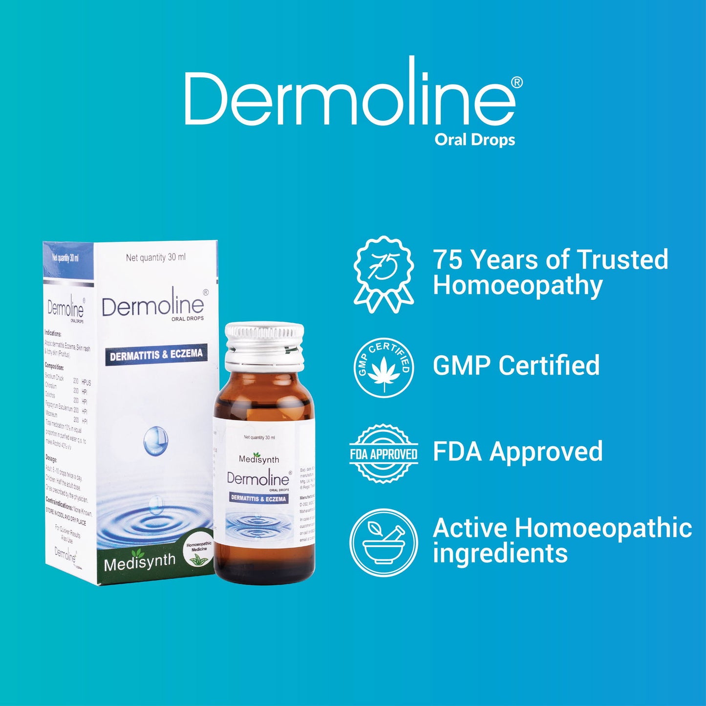 Dermoline Oral drops - Golden-Patel Son