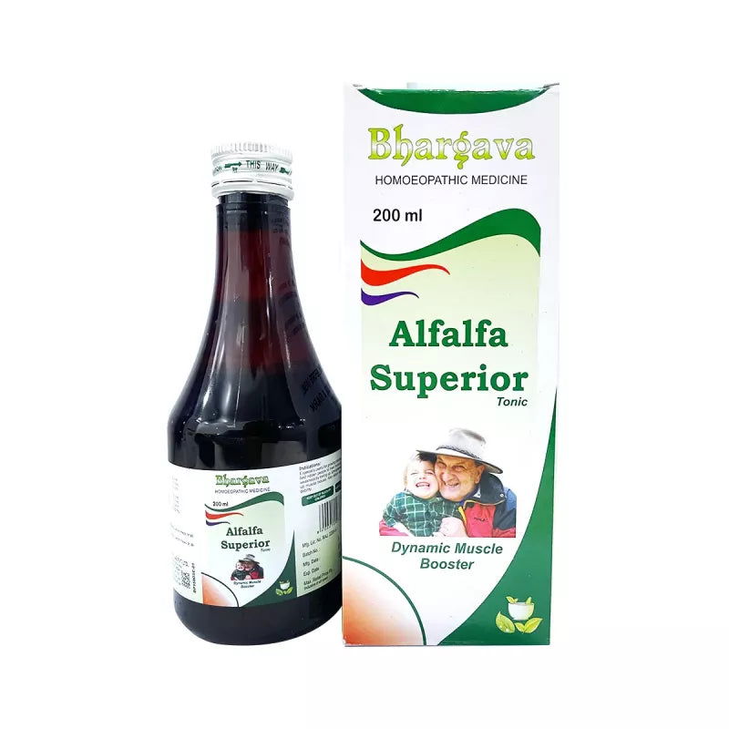 Dr. Bhargava Alfalfa superior tonic (200ml) - Golden-Patel Son