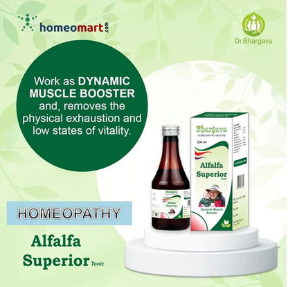 Dr. Bhargava Alfalfa superior tonic (200ml) - Golden-Patel Son