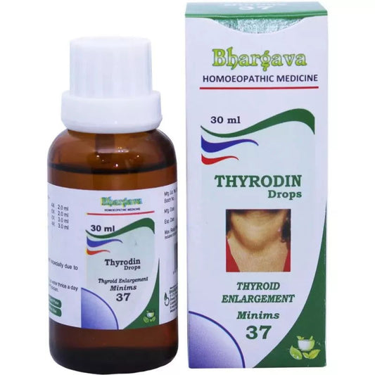 Dr. Bhargava Thyrodin Drops(Minims 37) (30ml) - Golden-Patel Son
