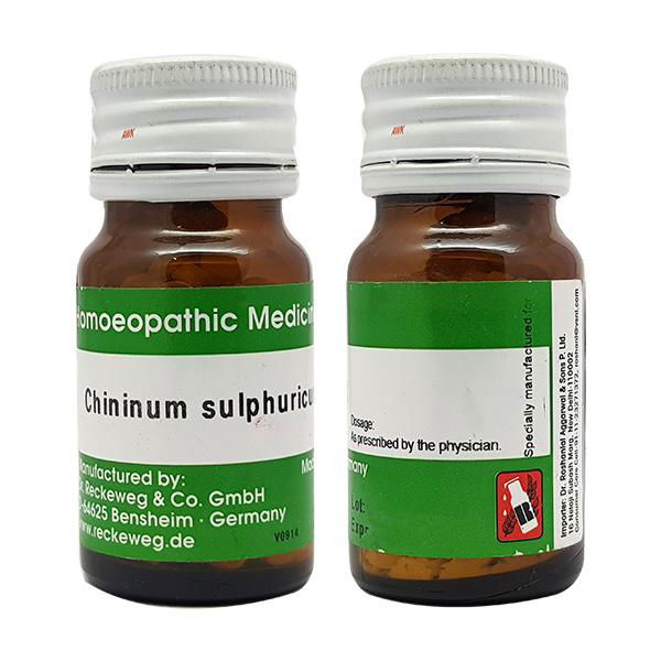 Dr. Reckeweg Chininum Sulphuricum 3X (20g) - Golden-Patel Son