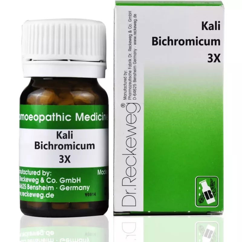 Dr. Reckeweg Kali Bichromicum 3X (20g) - Golden-Patel Son