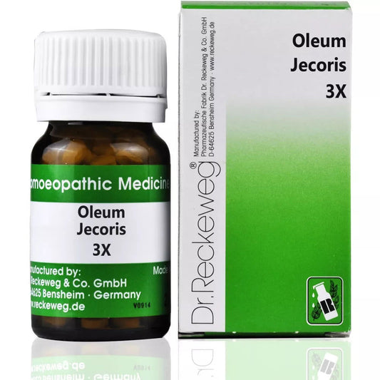 Dr. Reckeweg Oleum Jecoris 3X (20g) - Golden-Patel Son