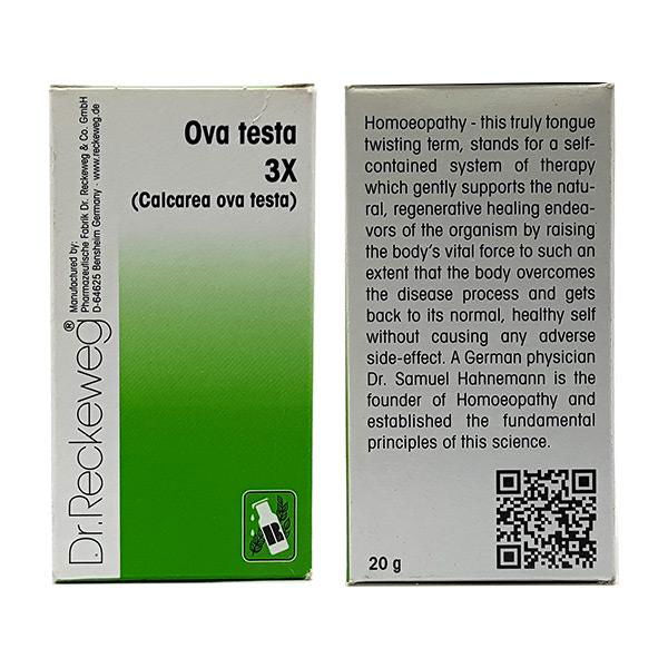 Dr. Reckeweg Ova Testa 3X (20g) - Golden-Patel Son