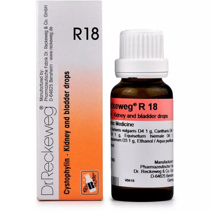 Dr. Reckeweg R18 (Cystophylin) (22ml) - Golden-Patel Son