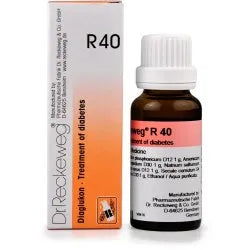 Dr. Reckeweg R40 Diabetes Drop Homeopathic Medicine (22ml) - Golden-Patel Son