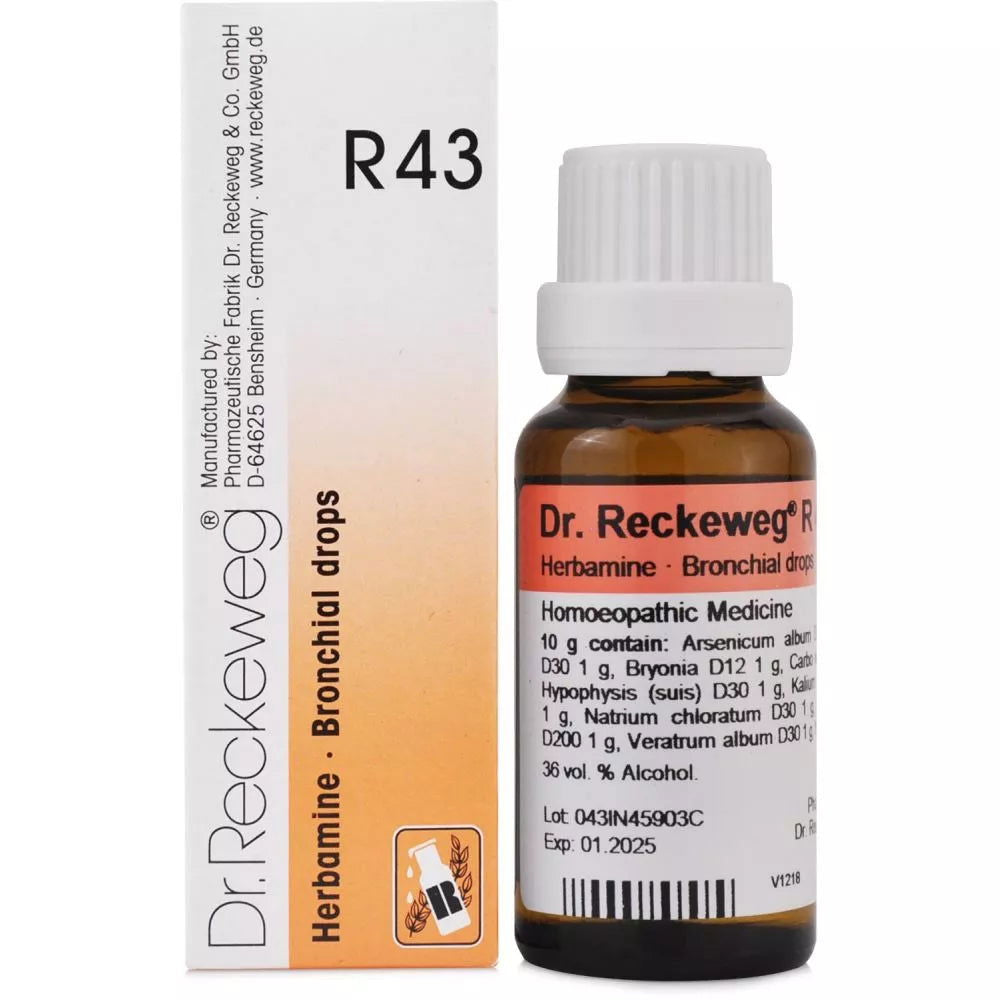 Dr. Reckeweg R43 (Herbamine) (22ml) - Golden-Patel Son