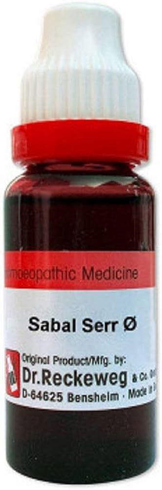Dr. Reckeweg Sabal Serrulata Q (MT) - 20ml - Golden-Patel Son