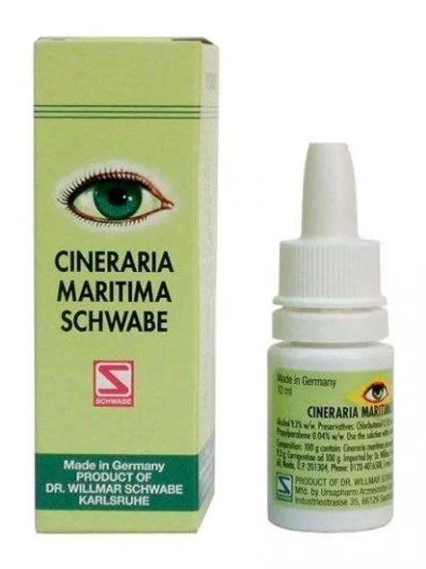 Dr Willmar Schwabe Germany Cineraria Maritima Schwabe Eye Drop Alcohol Free  10ml