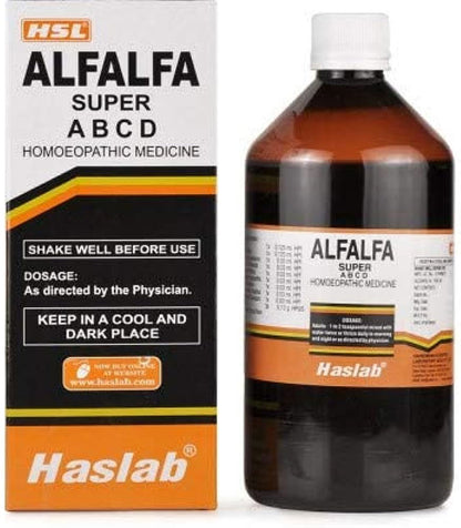 Haslab Alfalfa Super Tonic with Vitamin ABCD (200ml) - Golden-Patel Son