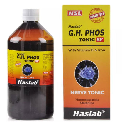 Haslab G H Phos Tonic with Vitamin B and Iron (450ml) - Golden-Patel Son