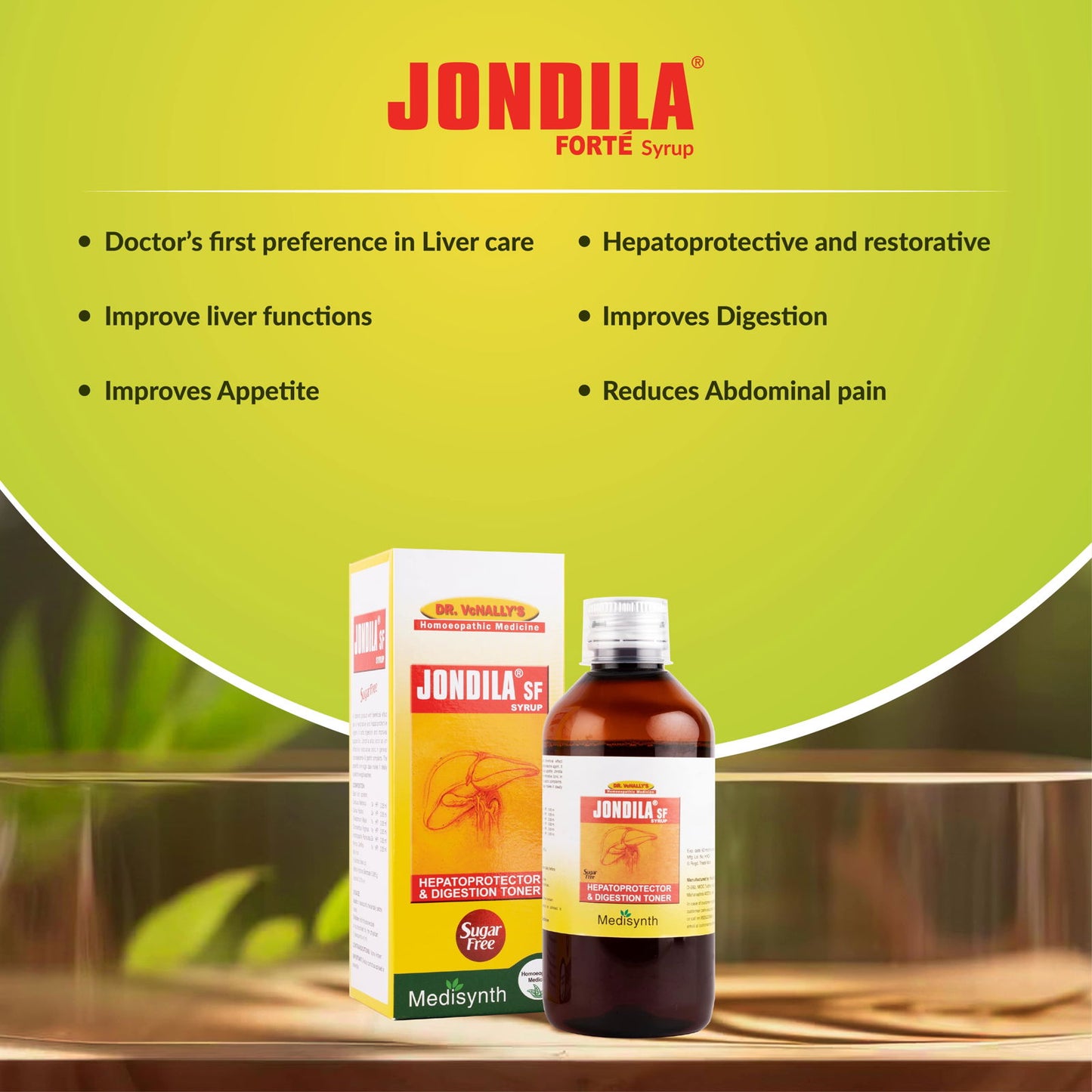 Jondila Sugar Free Syrup - Golden-Patel Son