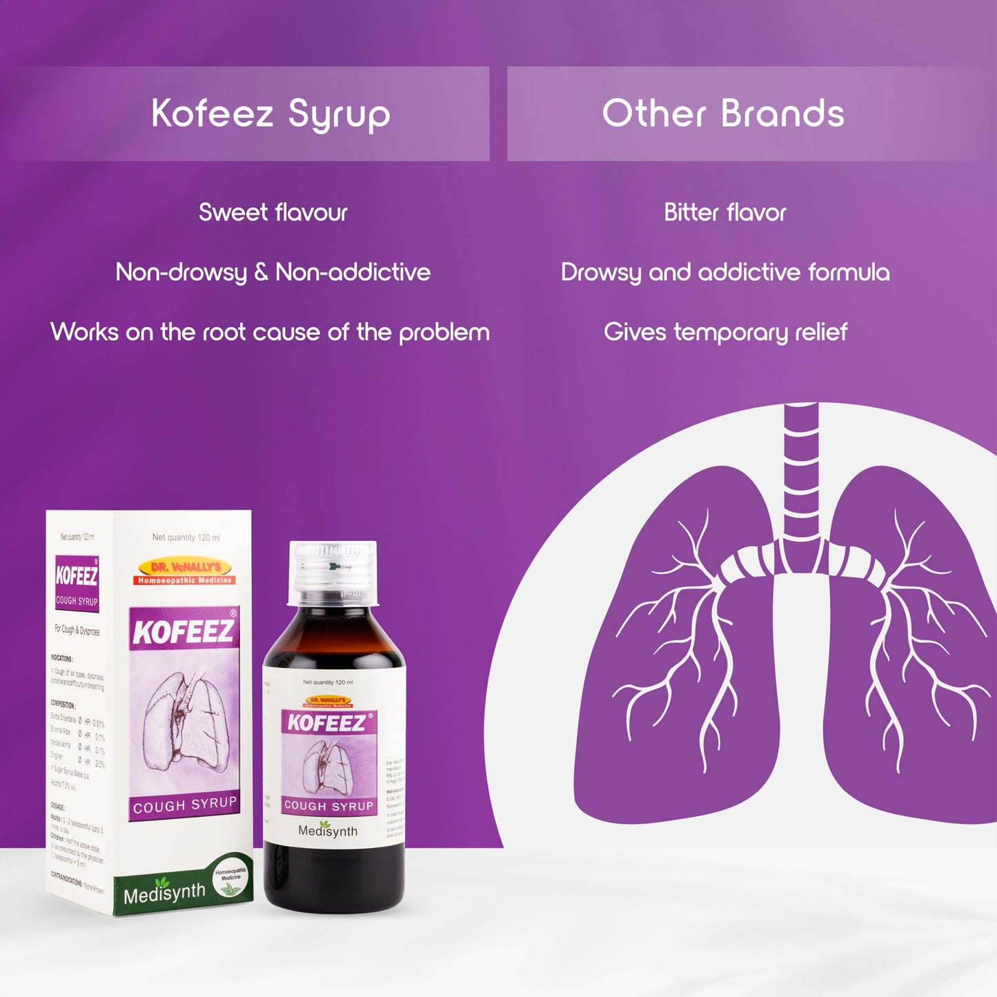 Kofeez Cough Syrup - Golden-Patel Son