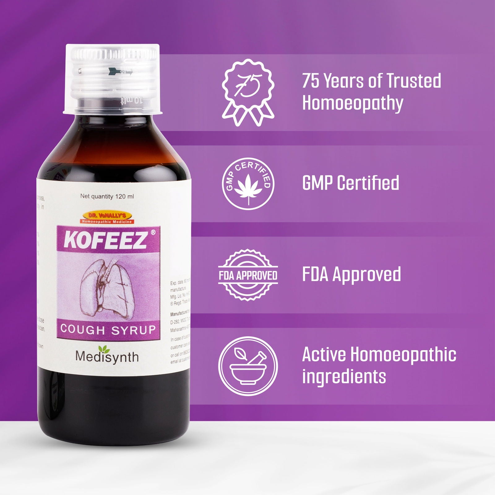 Kofeez Cough Syrup - Golden-Patel Son