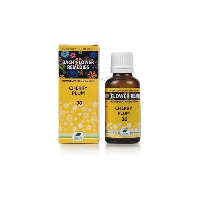 New Life Bach Flower Cherry Plum (30ml) - Golden-Patel Son