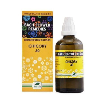 New Life Bach Flower Chicory (100ml) - Golden-Patel Son
