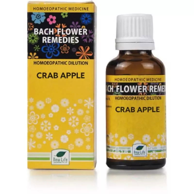 New Life Bach Flower Crab Apple (30ml) - Golden-Patel Son