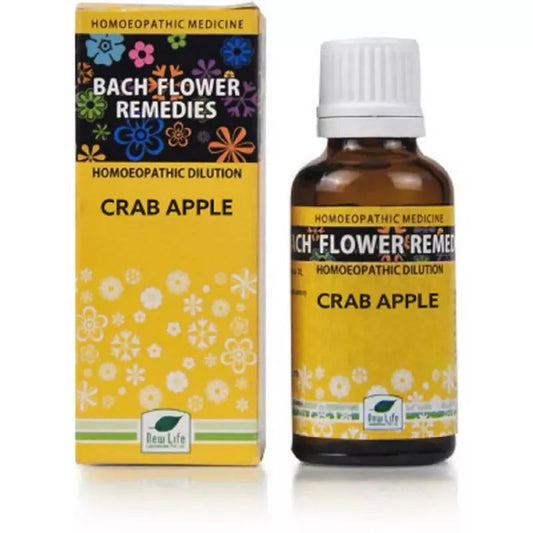 New Life Bach Flower Crab Apple (30ml) - Golden-Patel Son