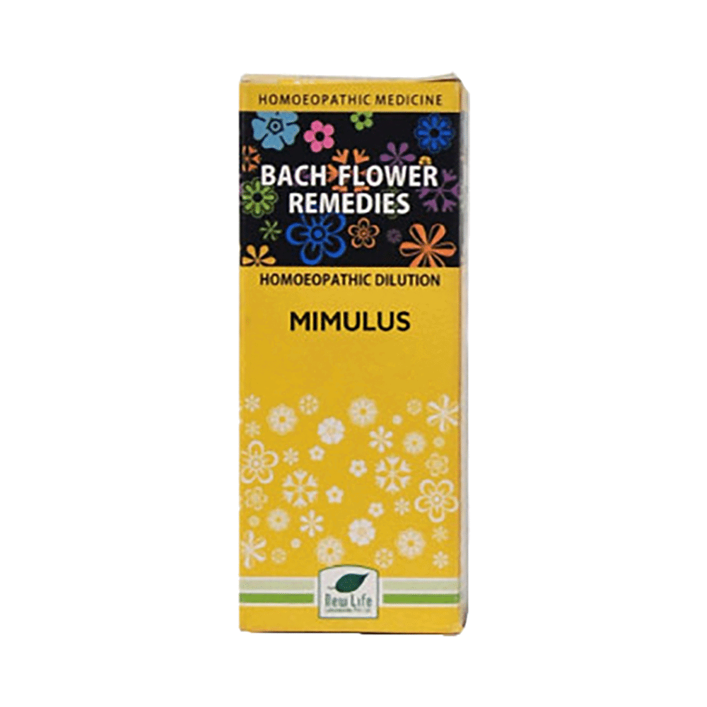 New Life Bach Flower Mimulus (100ml) - Golden-Patel Son