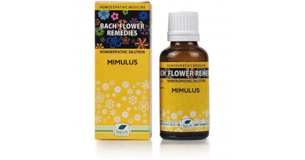 New Life Bach Flower Mimulus (30ml) - Golden-Patel Son