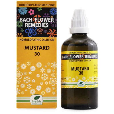 New Life Bach Flower Mustard (30ml) - Golden-Patel Son