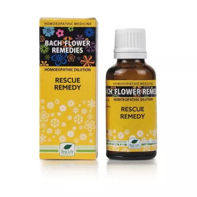 New Life Bach Flower Rescue Remedy (100ml) | Golden-Patel & Son - Golden-Patel Son