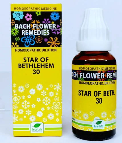 New Life Bach Flower Star Of Bethlehem (100ml) - Golden-Patel Son