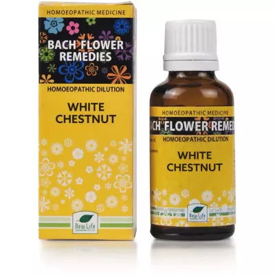 New Life Bach Flower White Chestnut (100ml) | Golden-Patel & Son - Golden-Patel Son